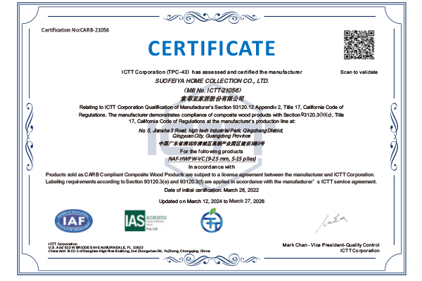 certificate-CARB NAF-03